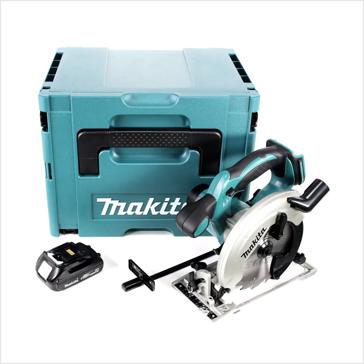 Makita DSS 611 Y1J Accucirkelzaag 18V 165mm - 1x 1500mAh Accu - afbeelding 5 van 5