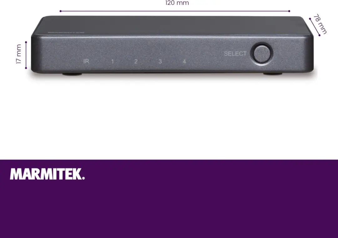 Marmitek Connect 620 UHD 2.0 HDMI Switch 4K 60Hz