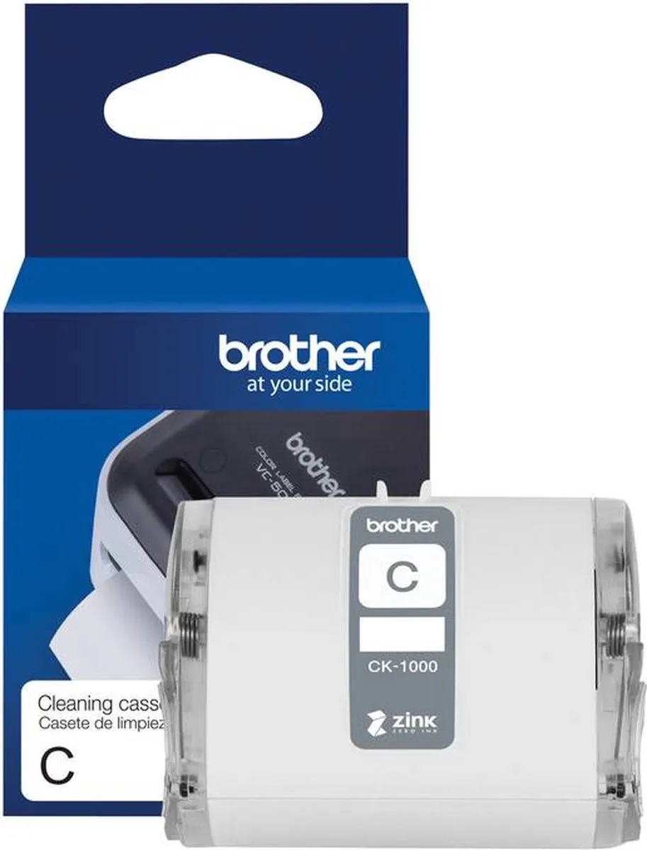 Brother CK1000 Reinigingstape 50mm x 2m - Wit