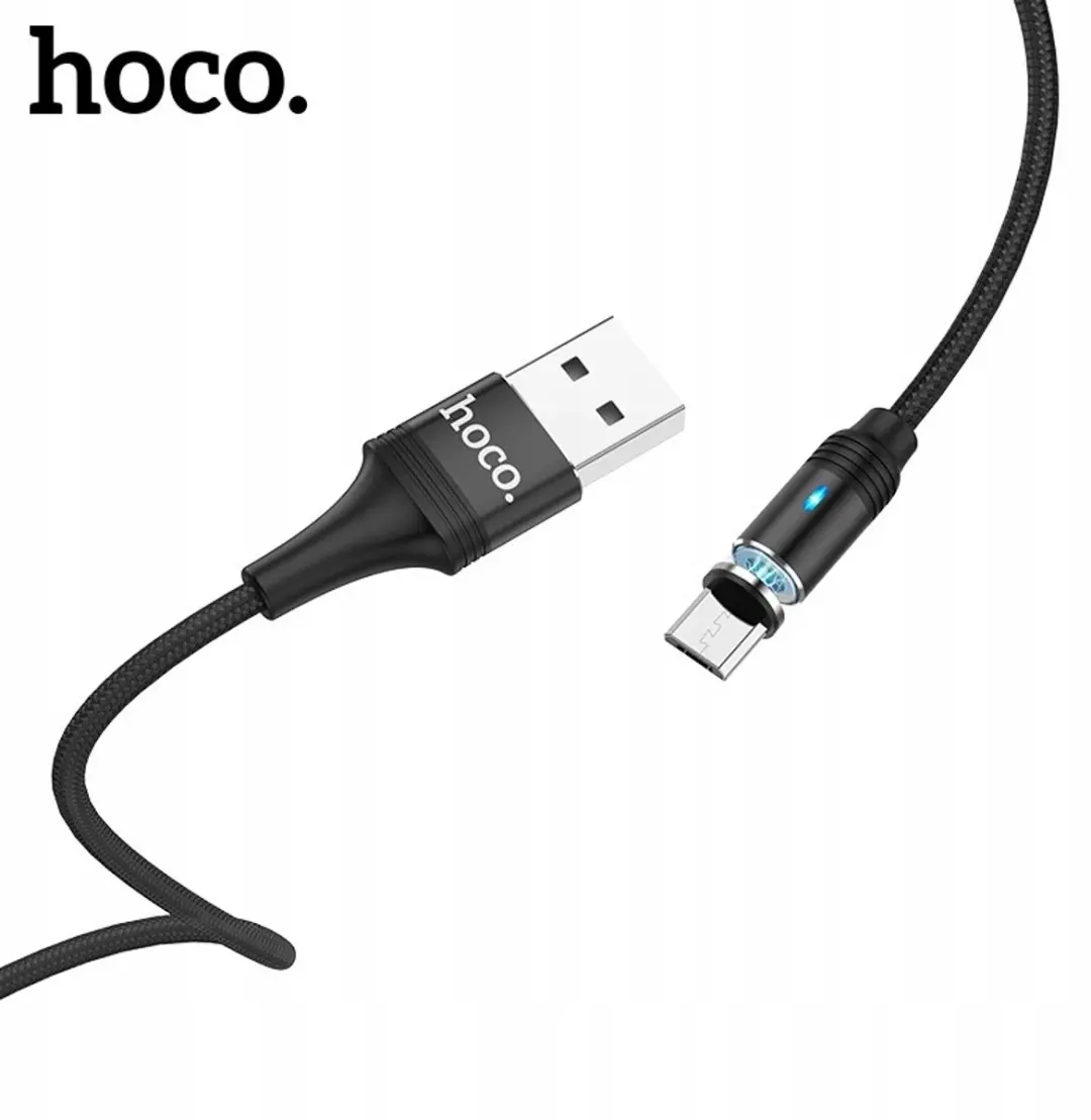Hoco U76 USB Kabel - 1.2M - Zwart