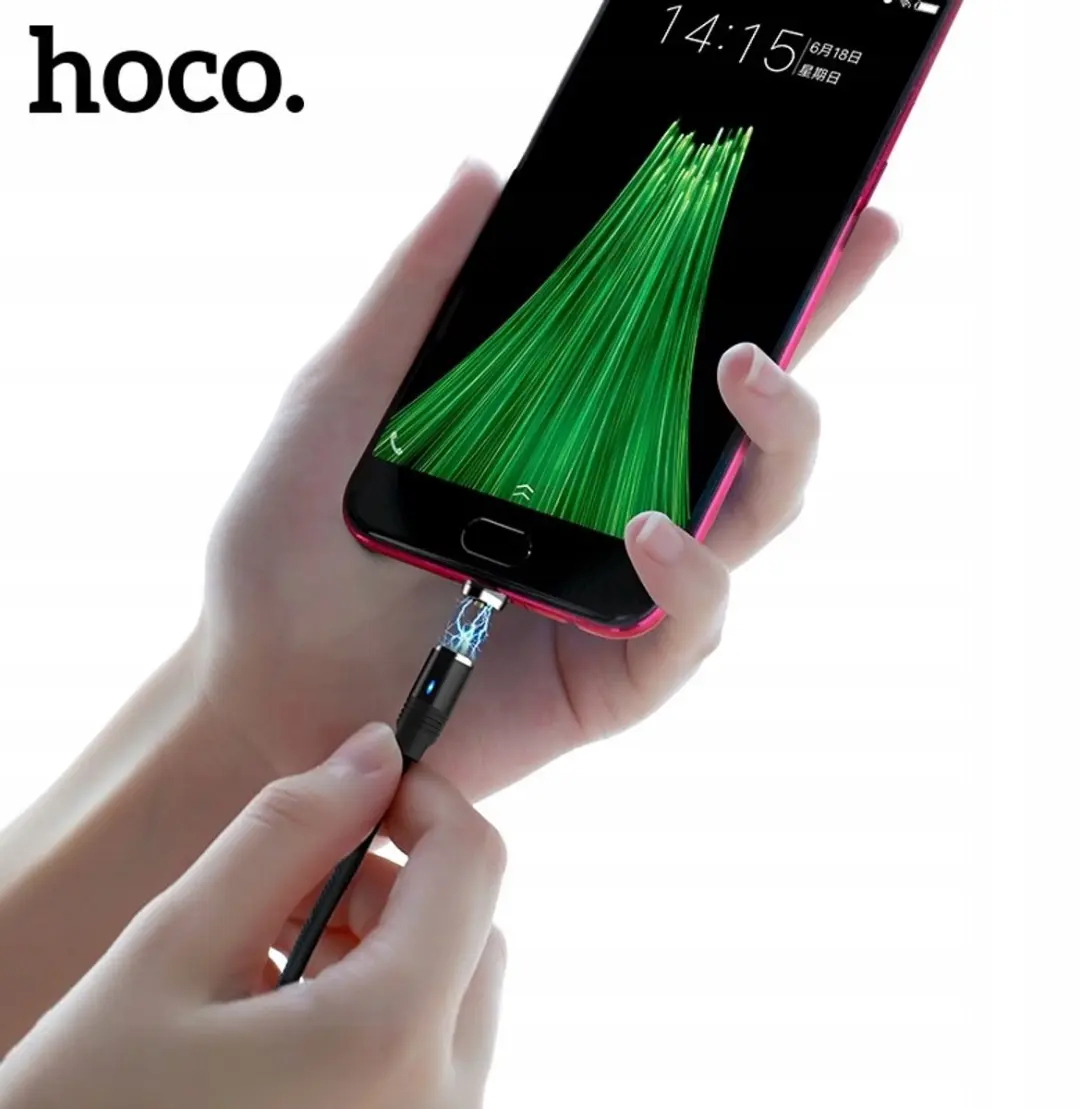 Hoco U76 USB Kabel - 1.2M - Zwart