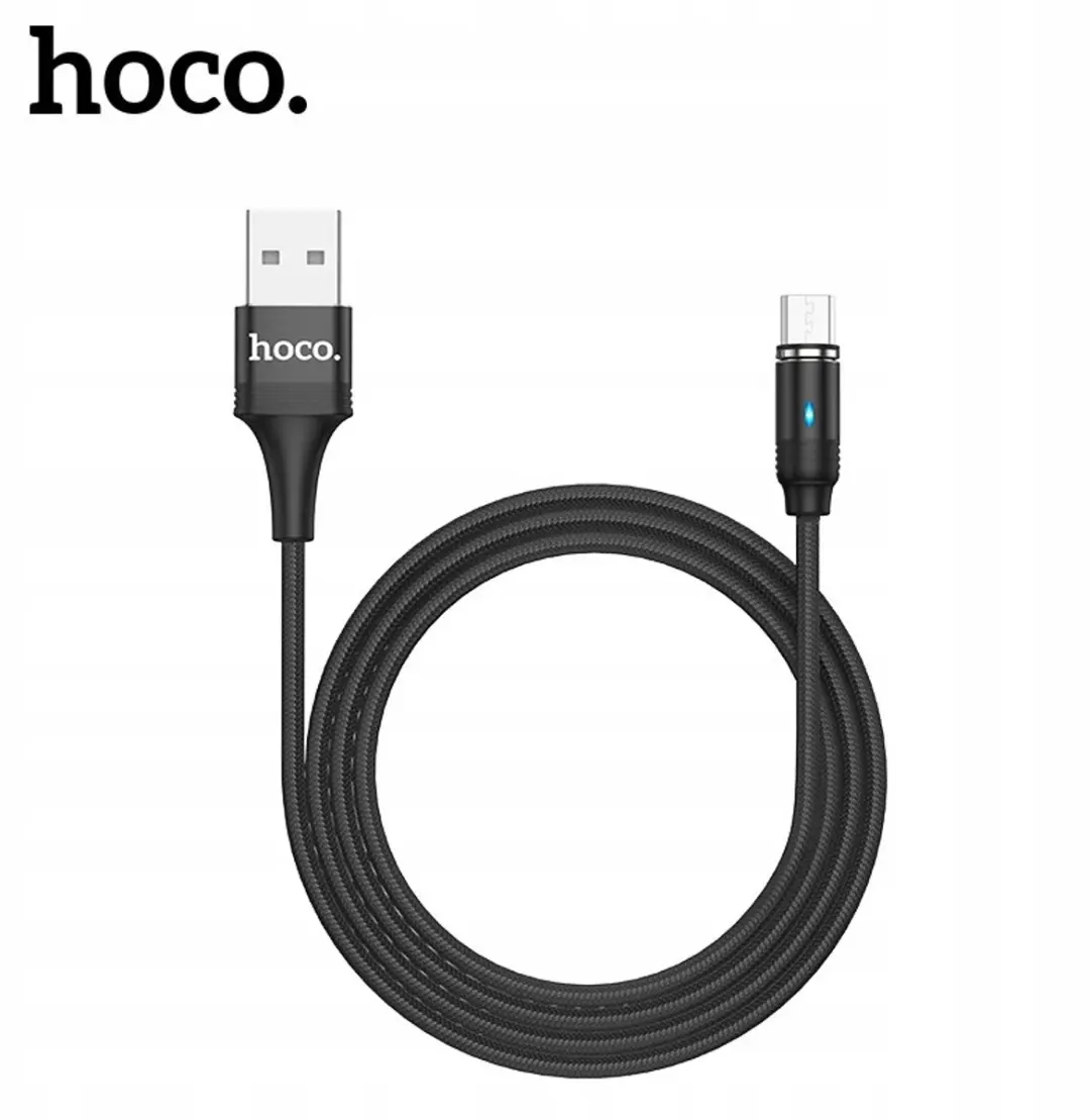 Hoco U76 USB Kabel - 1.2M - Zwart