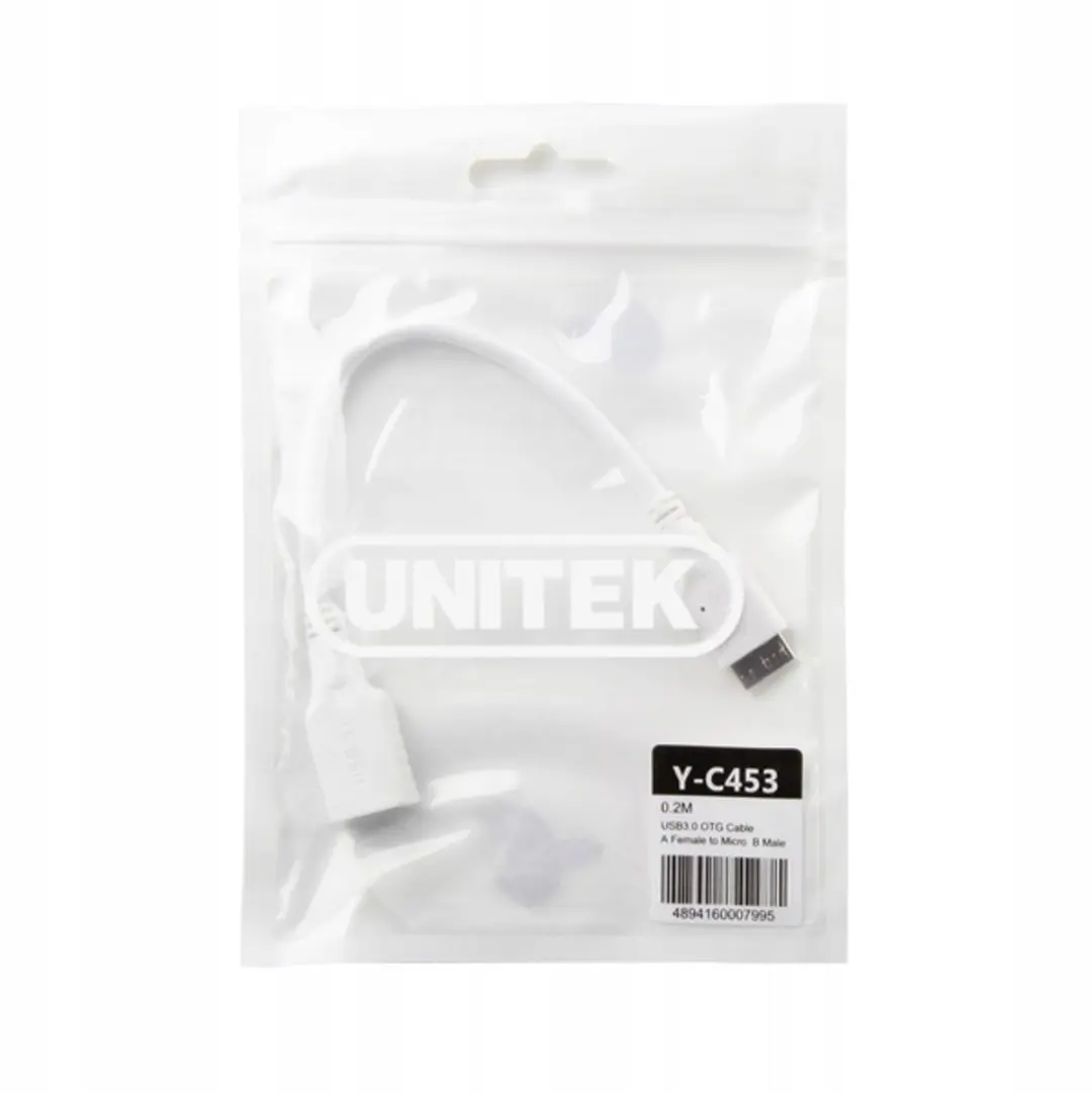 Unitek OTG USB 3.0 naar MicroUSB Kabel 20cm