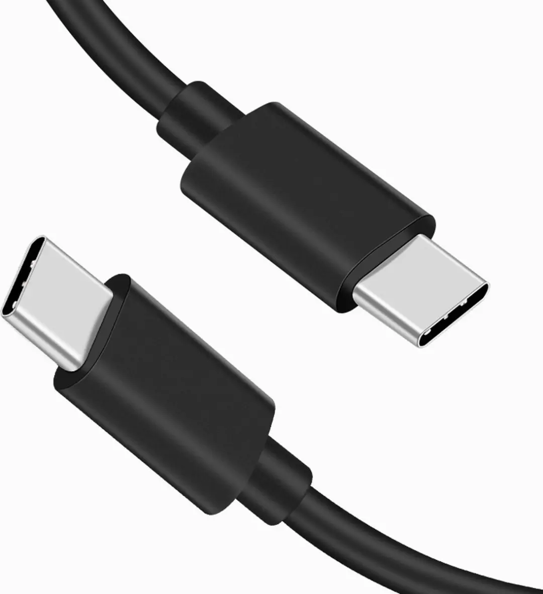 NÖRDIC USBC-311 USB-C Kabel 2,4A 1m - Zwart