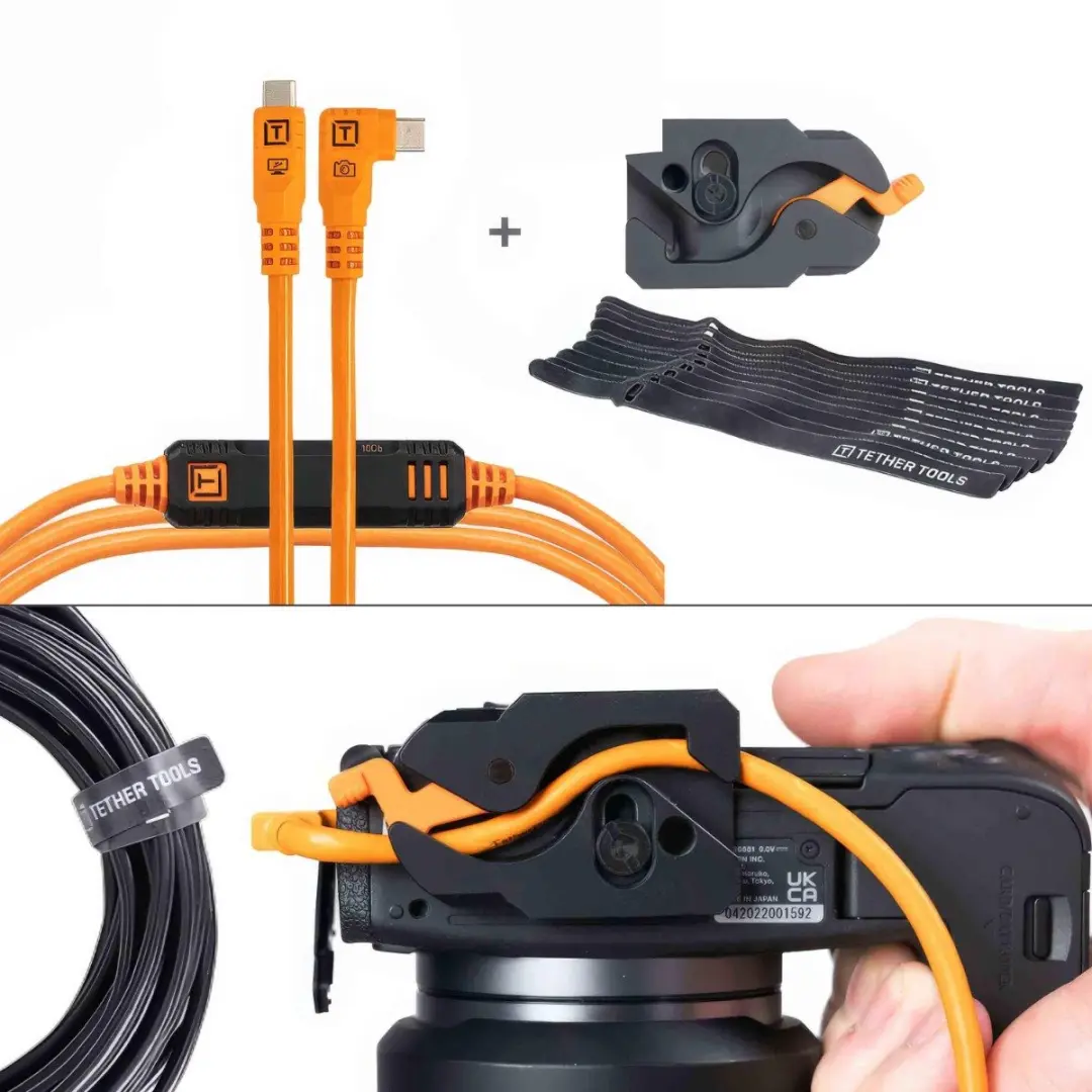 Tether Tools Leverlock Kabelkit 10G USB-C 4.6m - Orange