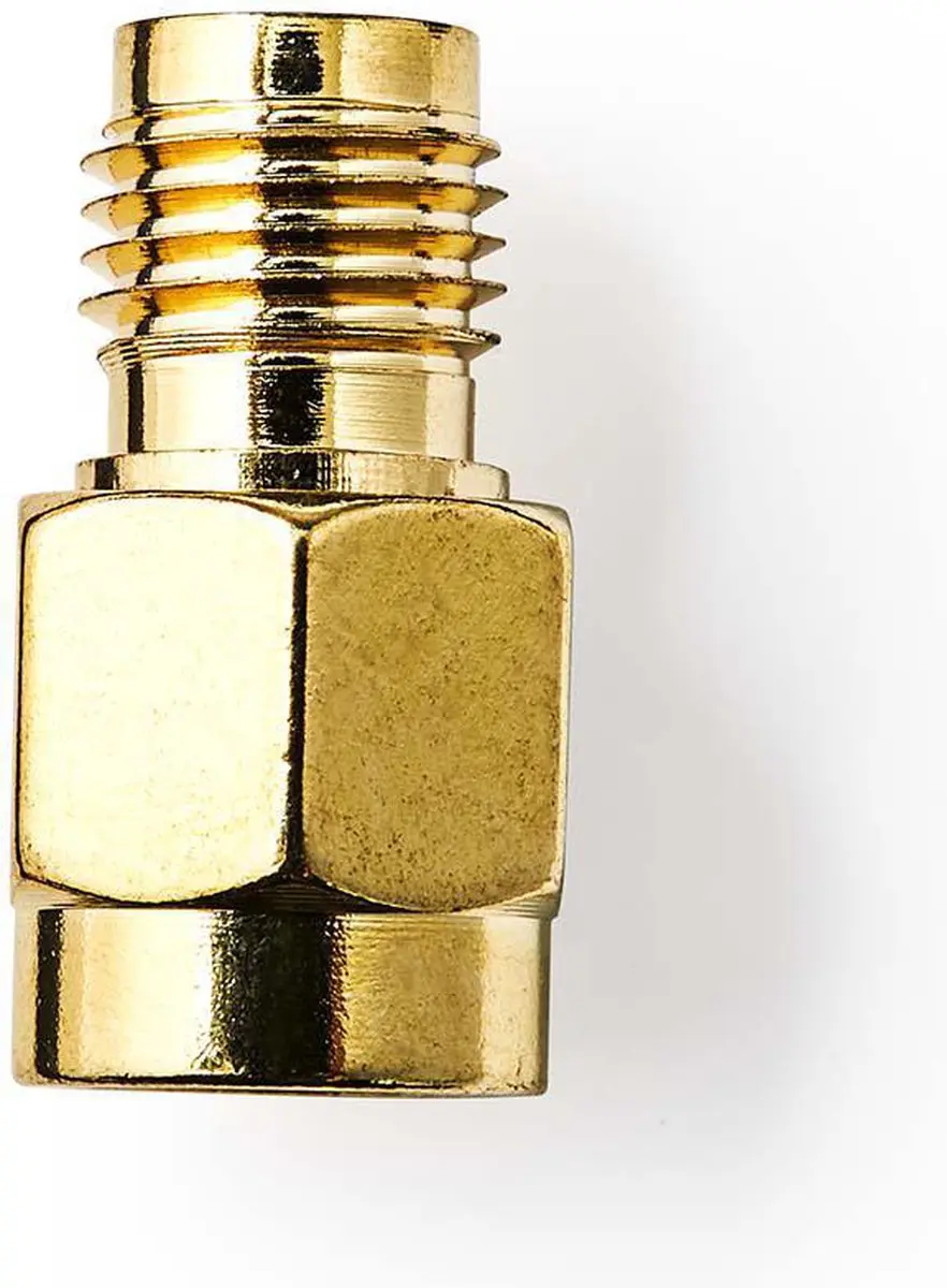 Nedis SMA-Adapter Goud CSGP02112GD - 2 Stuks