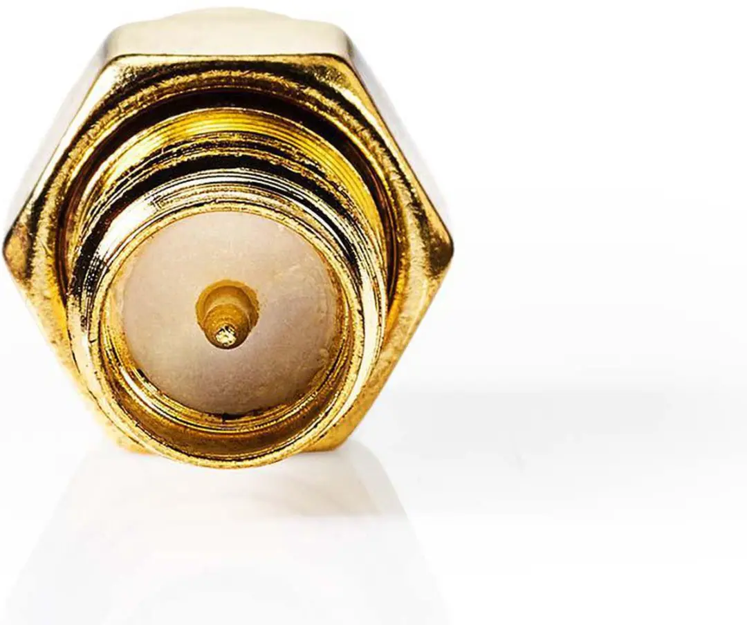 Nedis SMA-Adapter Goud CSGP02112GD - 2 Stuks