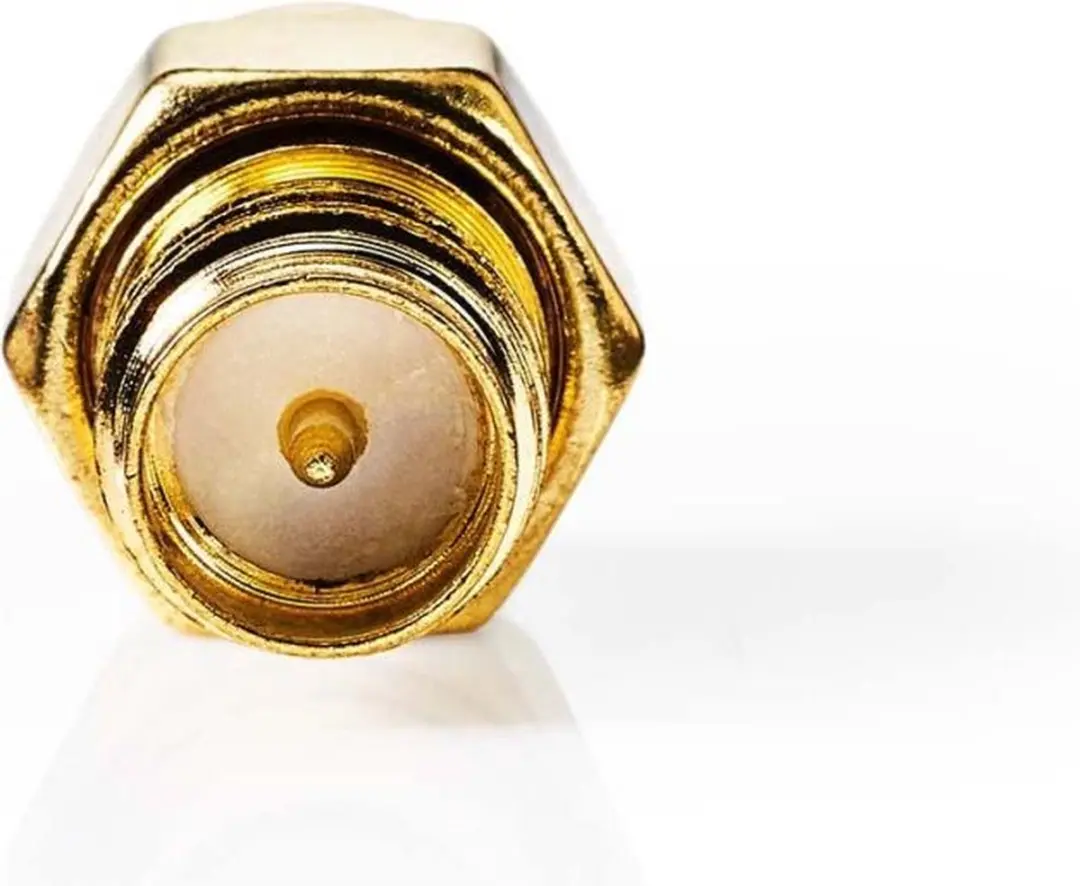 Nedis SMA-Adapter Goud CSGP02112GD - 2 Stuks