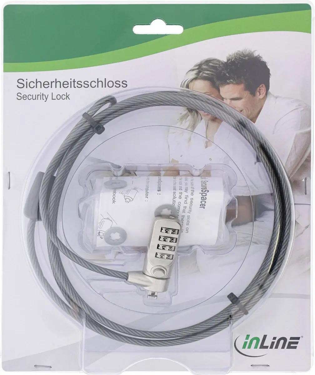 InLine Notebook-Veiligheidsslot Combinatie 2m - afbeelding 6 van 6