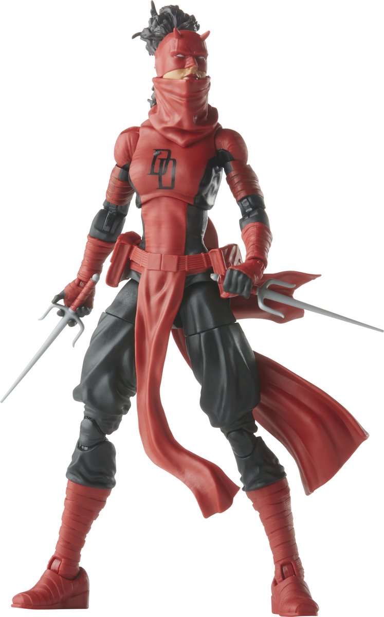Hasbro Daredevil - Elektra Natchios Daredevil 15 cm Legends Retro Collection Actiefiguur - Multicolours