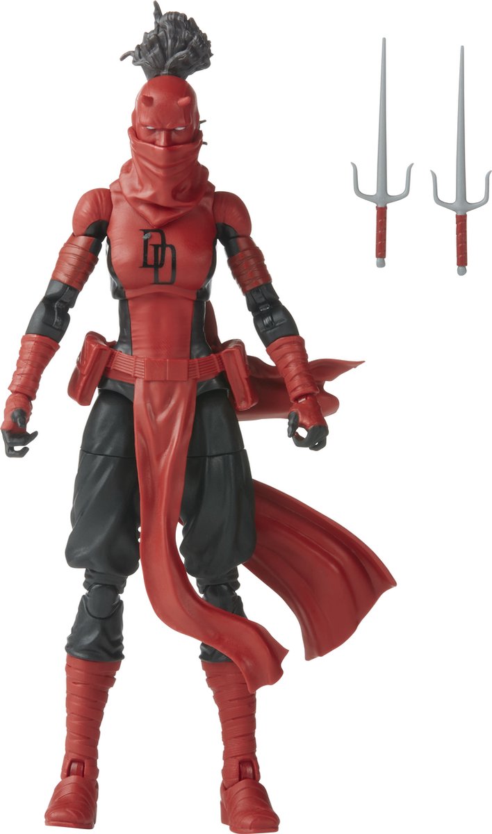Hasbro Daredevil - Elektra Natchios Daredevil 15 cm Legends Retro Collection Actiefiguur - Multicolours