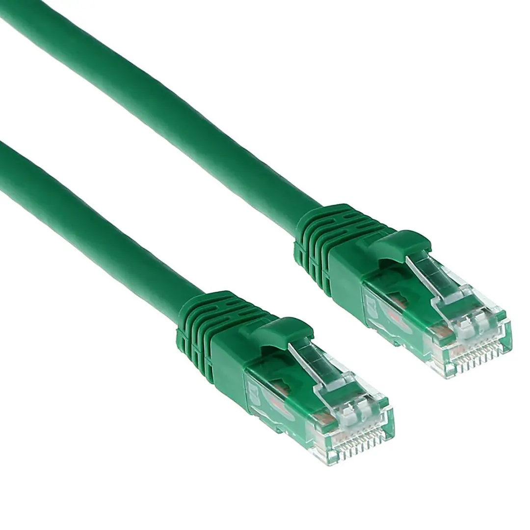 ACT Groene U/UTP CAT6A Patchkabel 1m