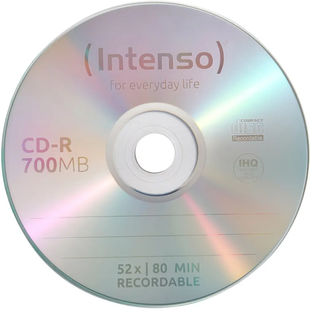 (Intenso) CD-R disc - 80 min / 700 MB - 52x speed - cakebox 25 stuks