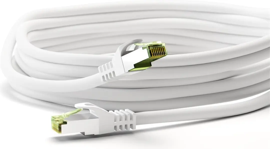 Goobay S/FTP CAT8.1 Netwerkkabel 40Gbps 15m - Wit