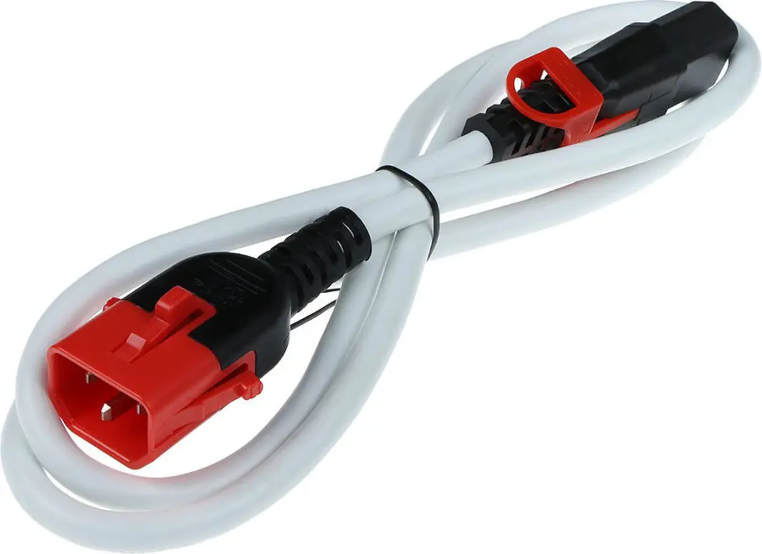 ACT PC3609 AK5509 Netsnoer C13-C14 Lock+ - 2m - Wit