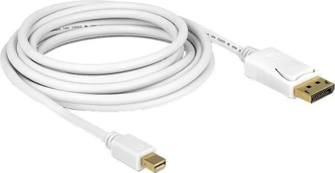 Delock Mini DisplayPort - DisplayPort Kabel 1.2 4K 60Hz - 2m Wit