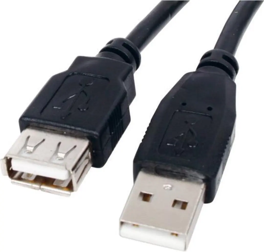 Goobay USB 2.0 AA 180 LC - 10 Stuks - 1.8m Zwart