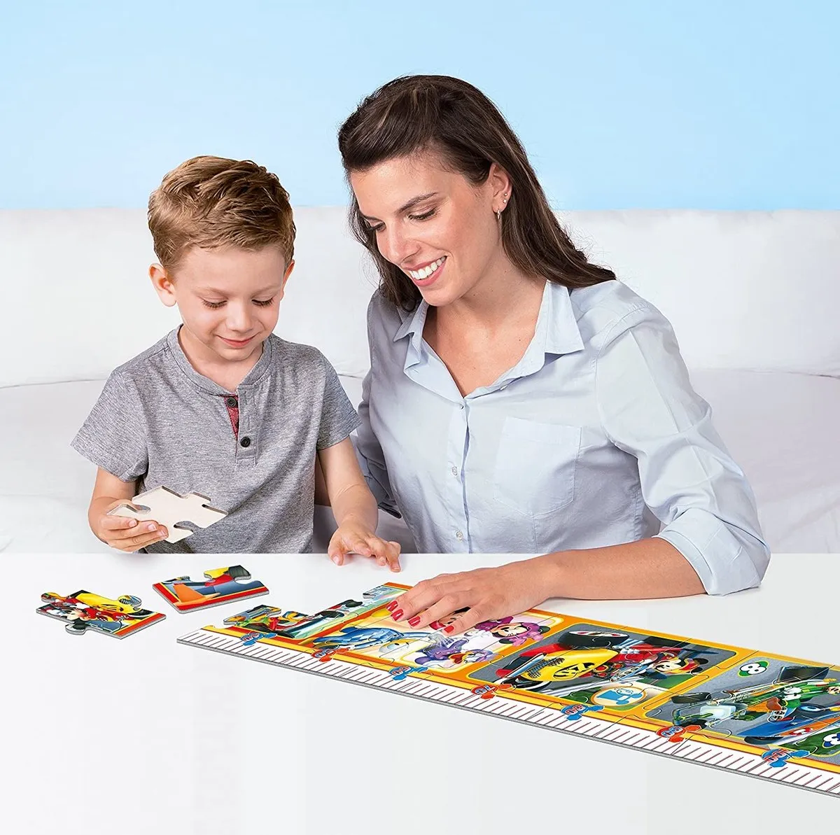Clementoni Mickey Roadster Racers Puzzel 30 Stuks - Multicolor