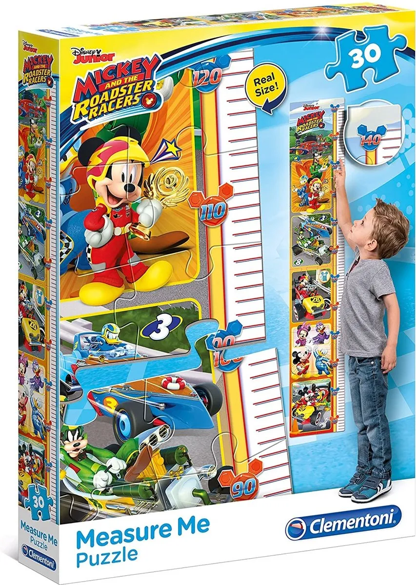 Clementoni Mickey Roadster Racers Puzzel 30 Stuks - Multicolor