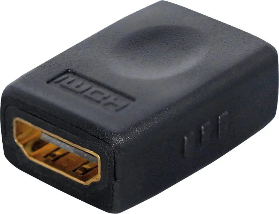 Scanpart HDMI Koppelstuk Female-Female 4K - Zwart