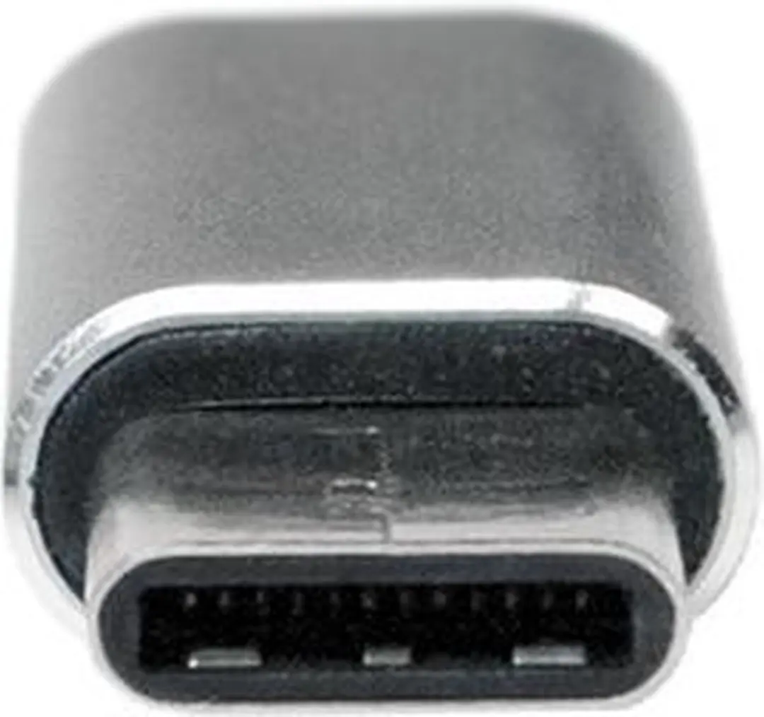 Logilink AU0041 USB3.1C naar USB 2.0 Micro-B Adapter - Zilver