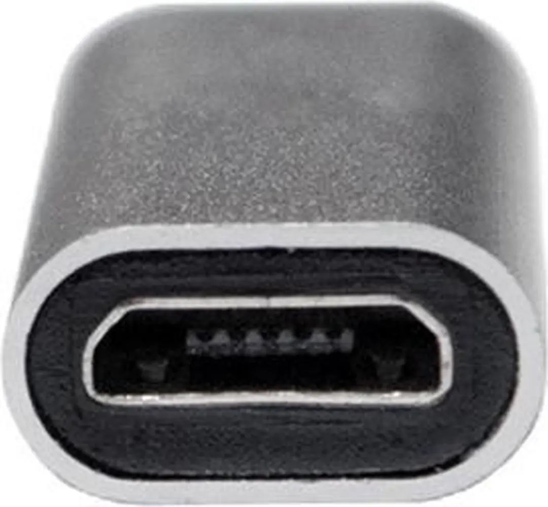 Logilink AU0041 USB3.1C naar USB 2.0 Micro-B Adapter - Zilver - afbeelding 6 van 6