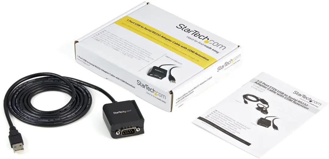 Startech ICUSB231F USB naar RS232 Seriële Adapter - 1 Poort