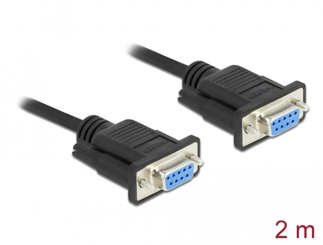 Delock RS-232 Null Modem Kabel D-Sub 9 F-F