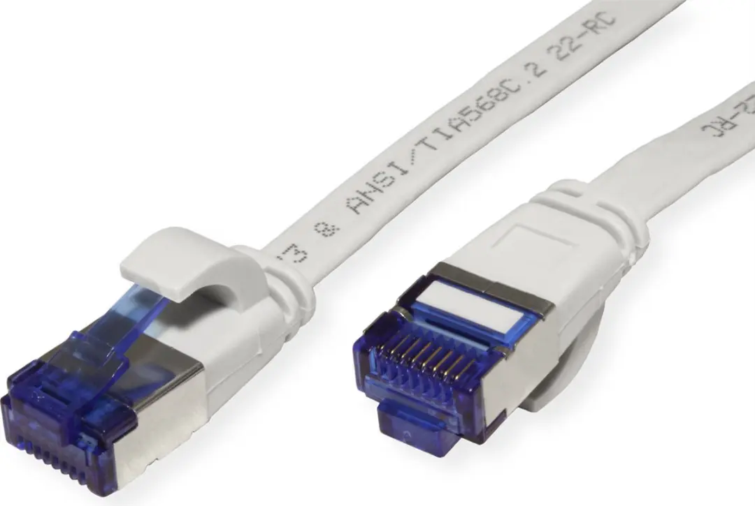 Value FTP Patchkabel Cat.6A Extra Plat 1m
