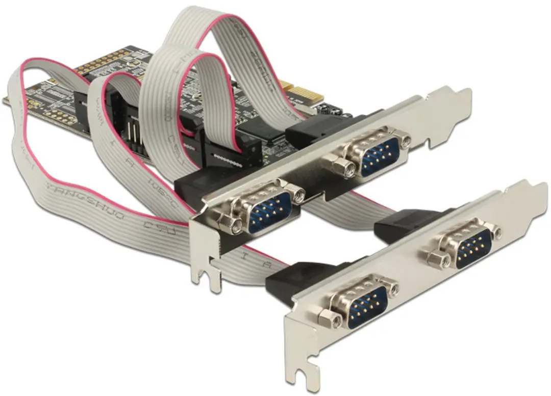 Delock PCI Express Card to 4 x Serial RS-232
