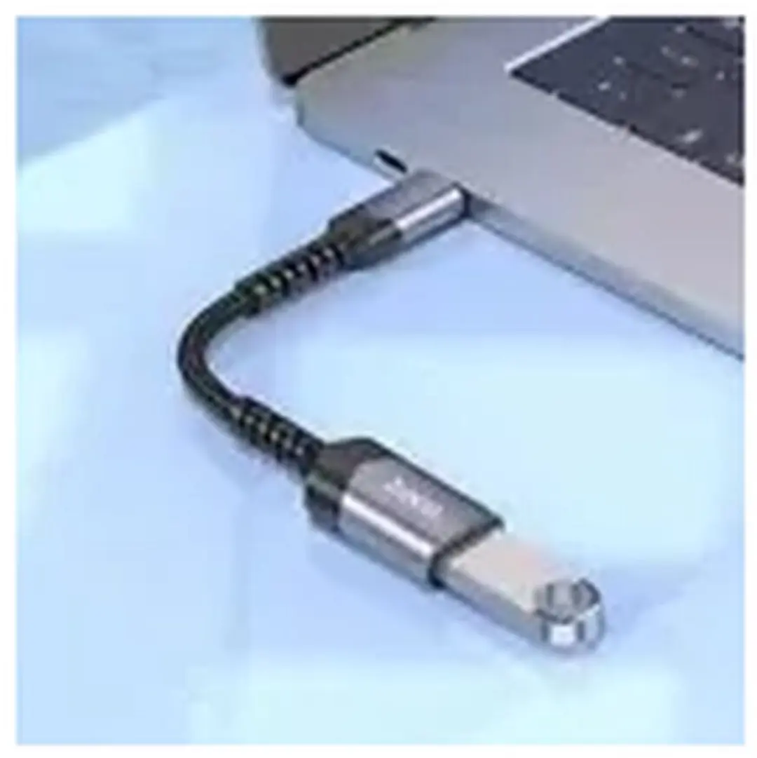 Hoco UA24 USB-C naar USB-A 3.0 Converter - Zwart/Grijs