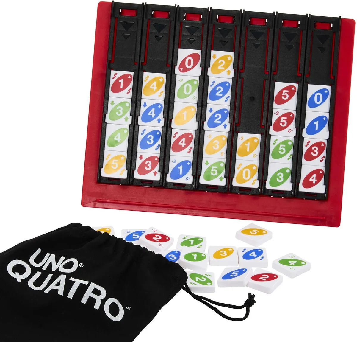 Mattel UNO Quatro Kaartspel HPF82 - 2-4 Spelers