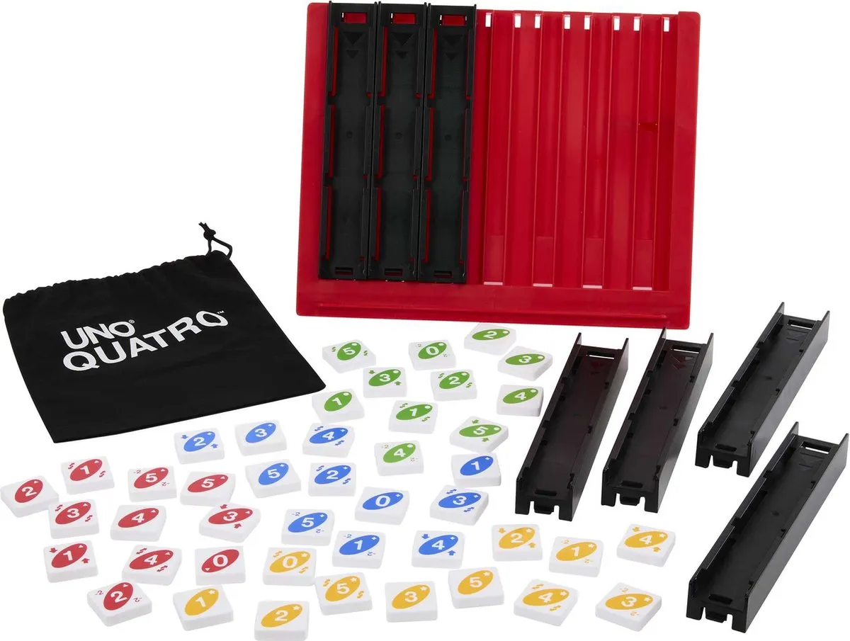 Mattel UNO Quatro Kaartspel HPF82 - 2-4 Spelers