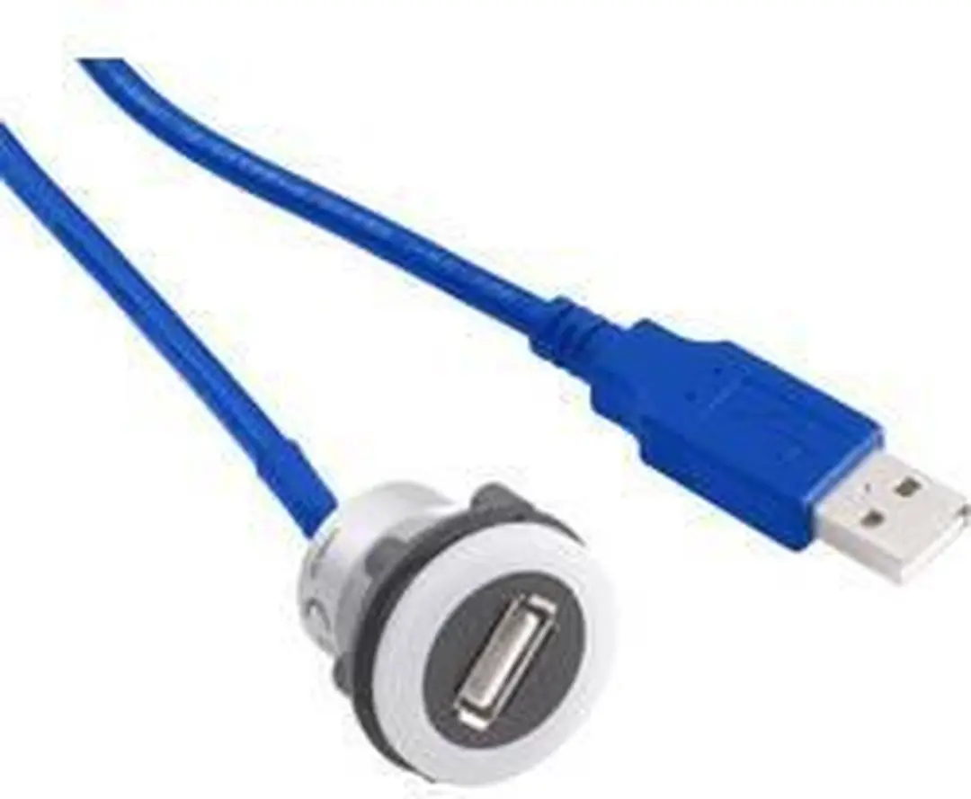 Tru Components USB-12-BK USB-inbouwbus 3.0 - Zwart