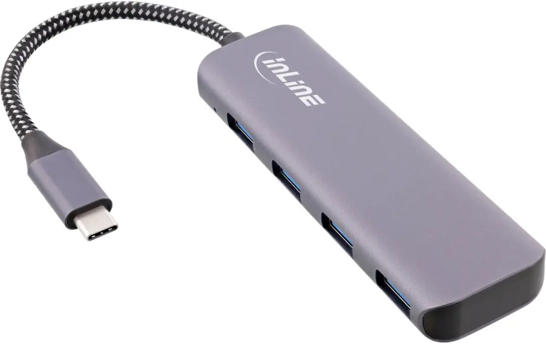 InLine USB-C Hub 4x USB-A 10Gbps