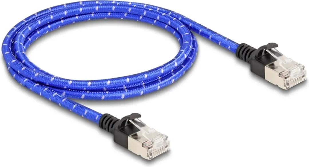 Delock Cat.6A U/FTP Netwerkkabel 1m - Blauw