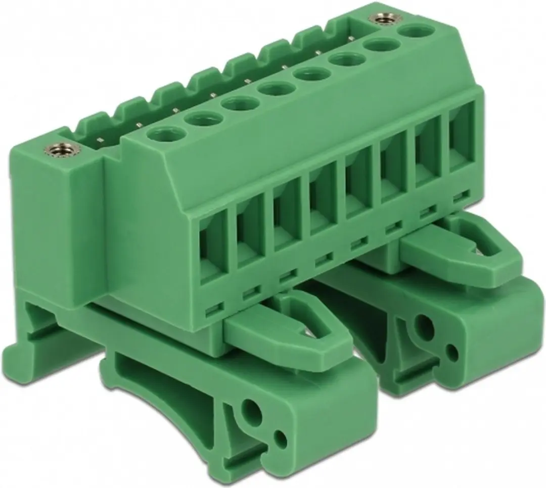 Delock Terminalblokset 8-polig DIN-rail