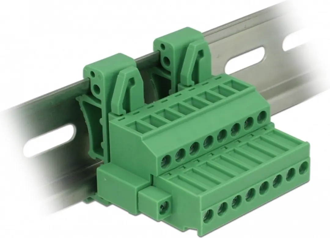 Delock Terminalblokset 8-polig DIN-rail