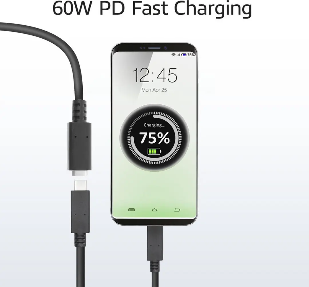 ACT USB-C Verlengkabel AC7412 2m - USB-C naar USB-C