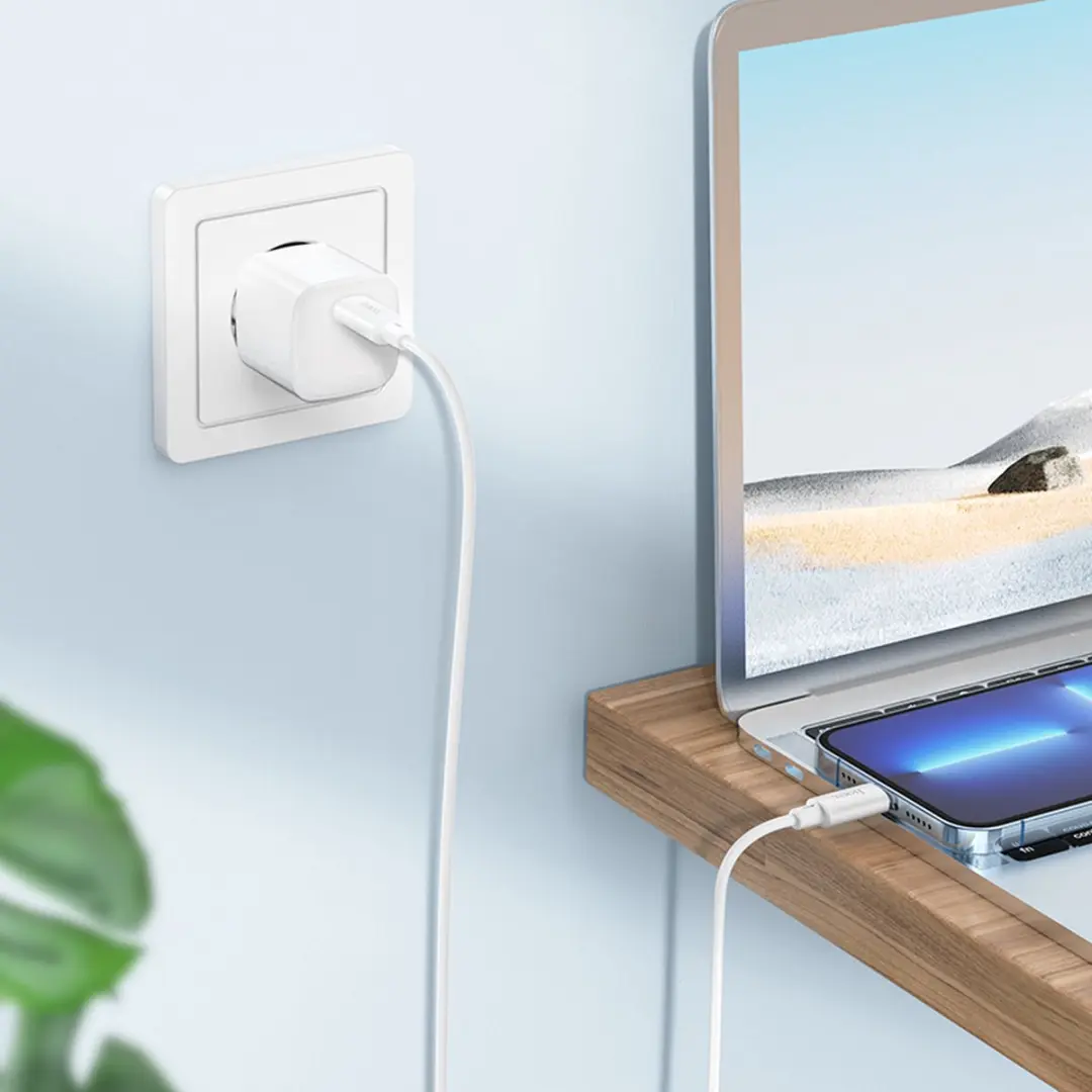 Hoco Type C naar Lightning Kabel 20W - Wit