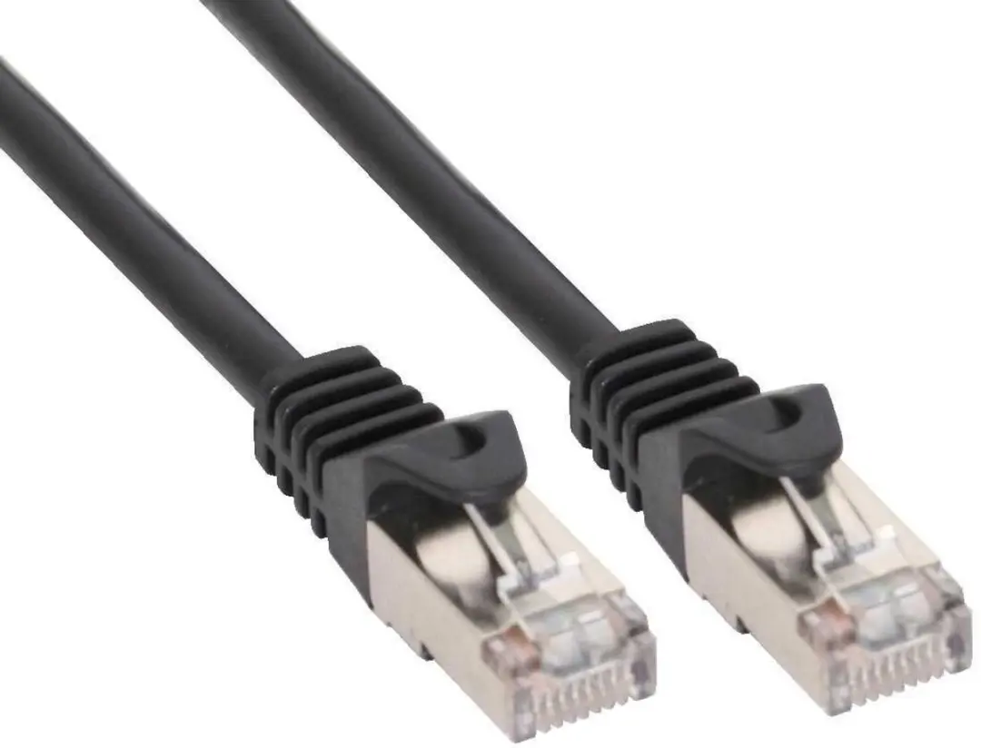 InLine S/FTP CAT6 Gigabit Crosskabel - 10m - Zwart