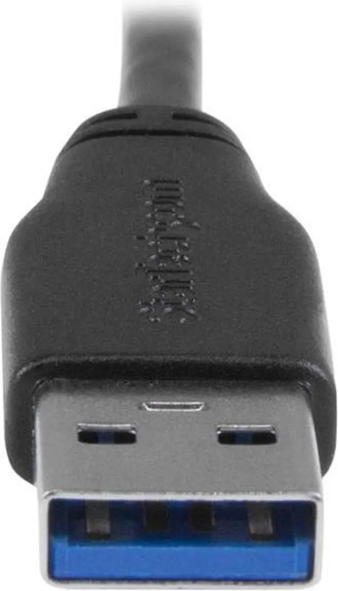 Startech Micro USB 3.0 Kabel Haaks Rechts 50cm - Zwart