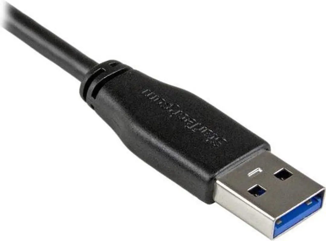 Startech Micro USB 3.0 Kabel Haaks Rechts 50cm - Zwart