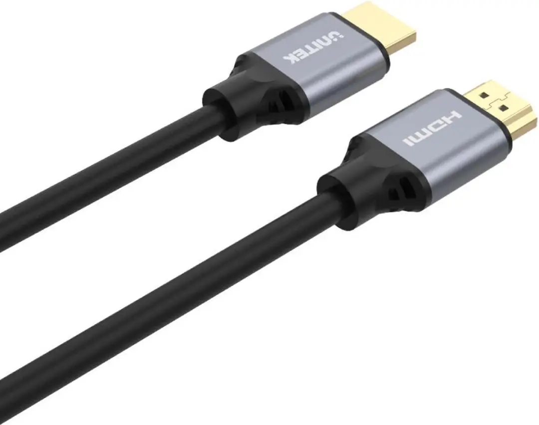 UNITEK C138W HDMI Kabel 2m - Type A - Zwart/Grijs