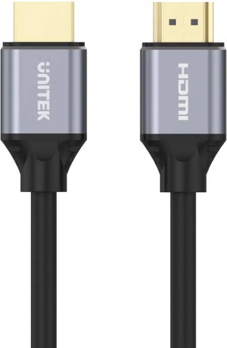 UNITEK C138W HDMI Kabel 2m - Type A - Zwart/Grijs