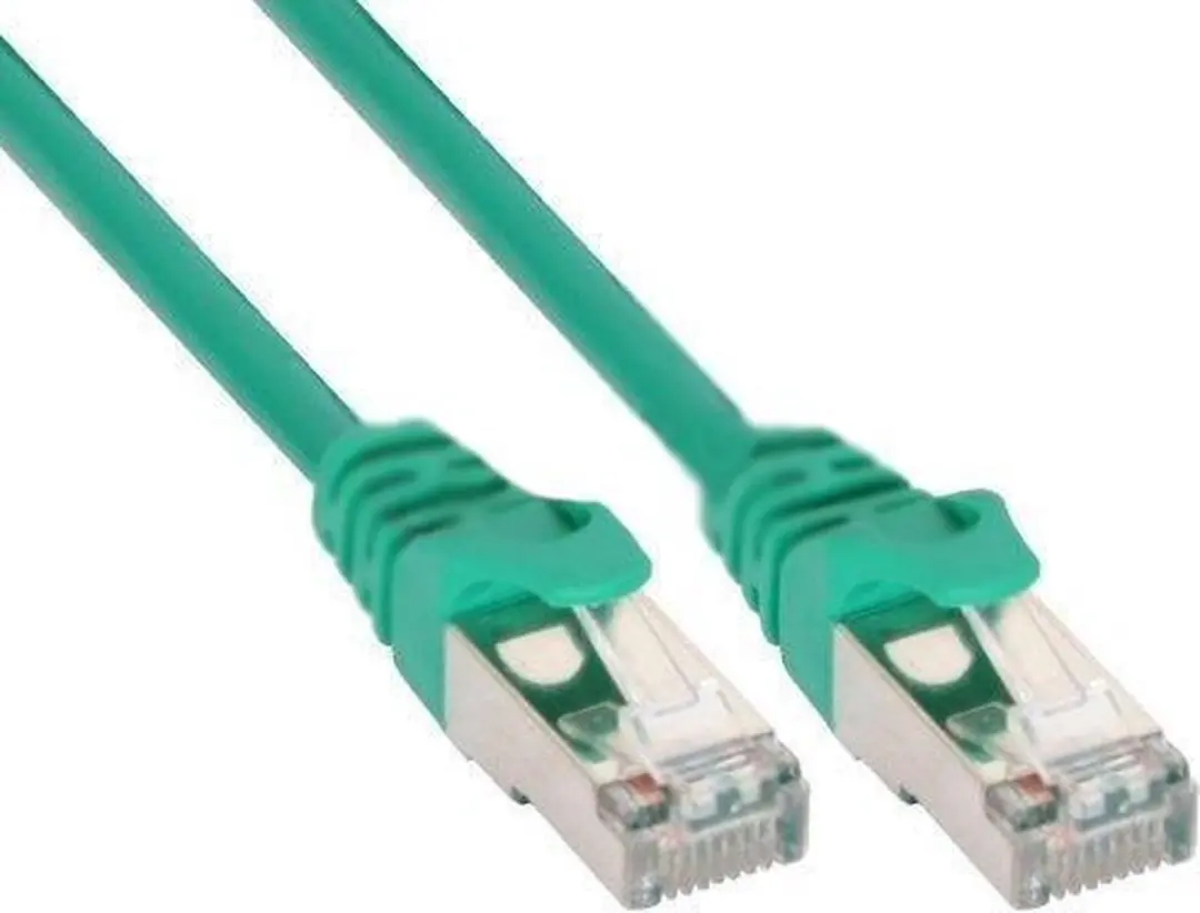 InLine Patchkabel SF/UTP Cat.5e Groen 0,5m