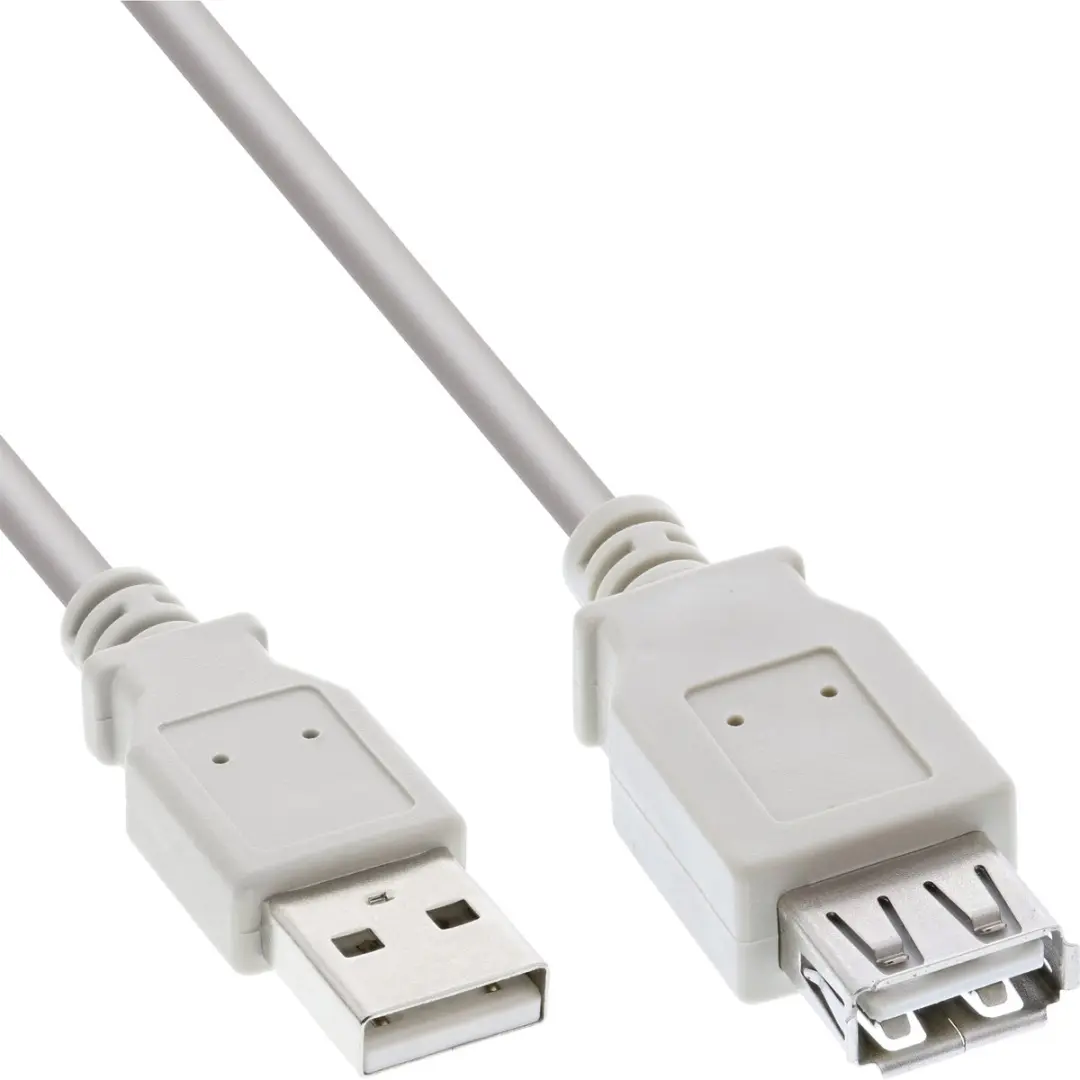 InLine USB Verlengkabel USB2.0 0,3m