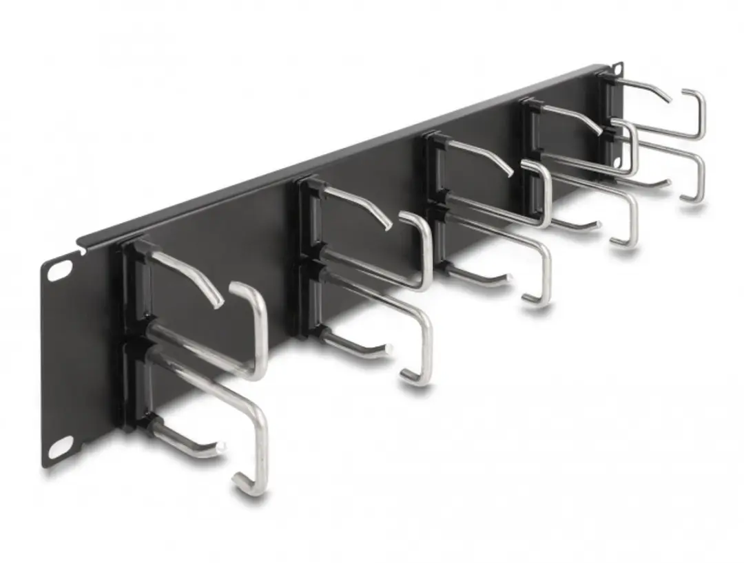 Delock 19" Kabelmanagement Routingpaneel 2U
