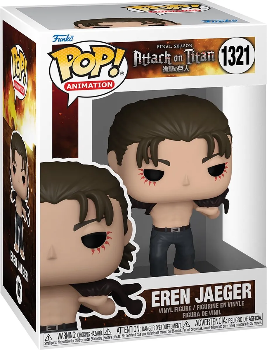 Funko Attack On Titan POP! Eren Jeager Verzamelfiguur 67926 - 9cm