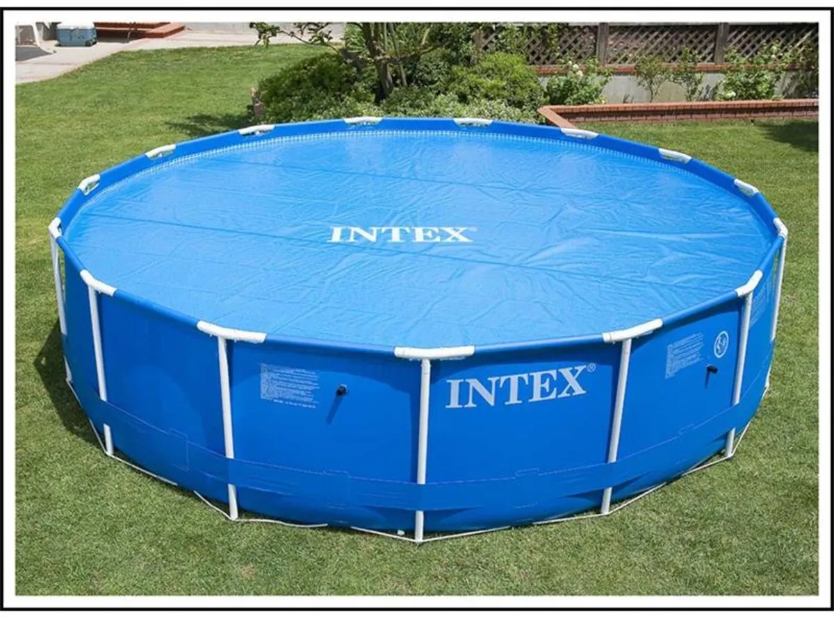 Intex Zwembad Afdekzeil Ø305cm Easy Set - Donkerblauw